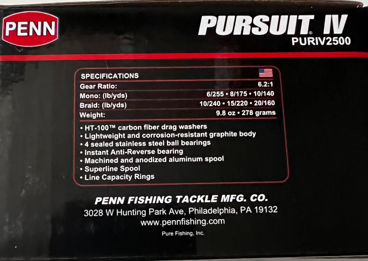 Penn Pursuit IV 2500 Reel – Hook House Bait and Tackle