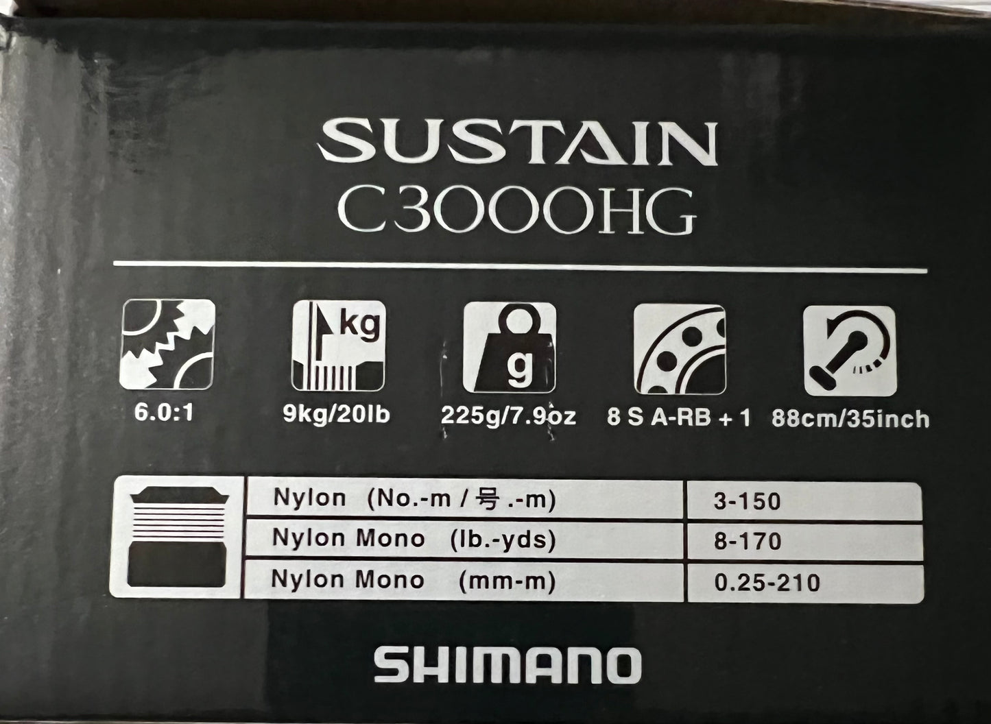 Shimano Sustain C3000HG