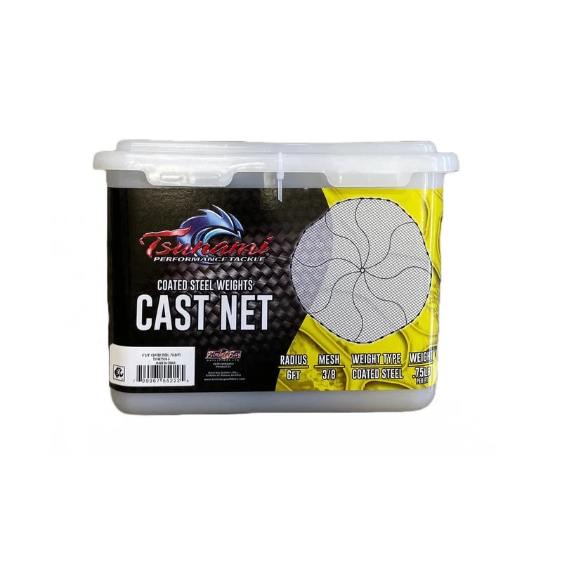 Tsunami Coated Steel Weighs Cast Net