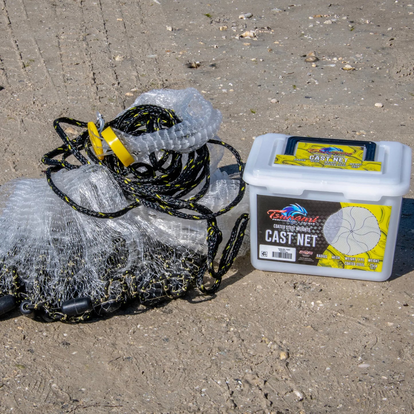 Tsunami Coated Steel Weighs Cast Net